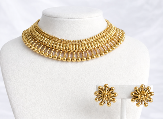 Gold Plated Premium Necklace Set