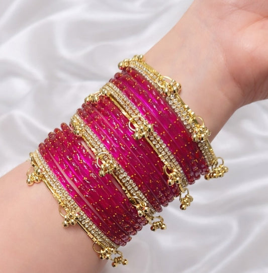 Nandini Glass Bangle Set