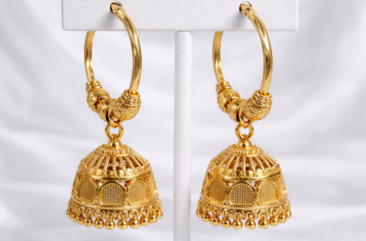 Gold Plated Jhumkis