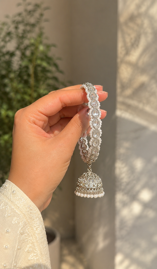 Piya Silver Hanging Style Bangle Se-Set of Two Bangles