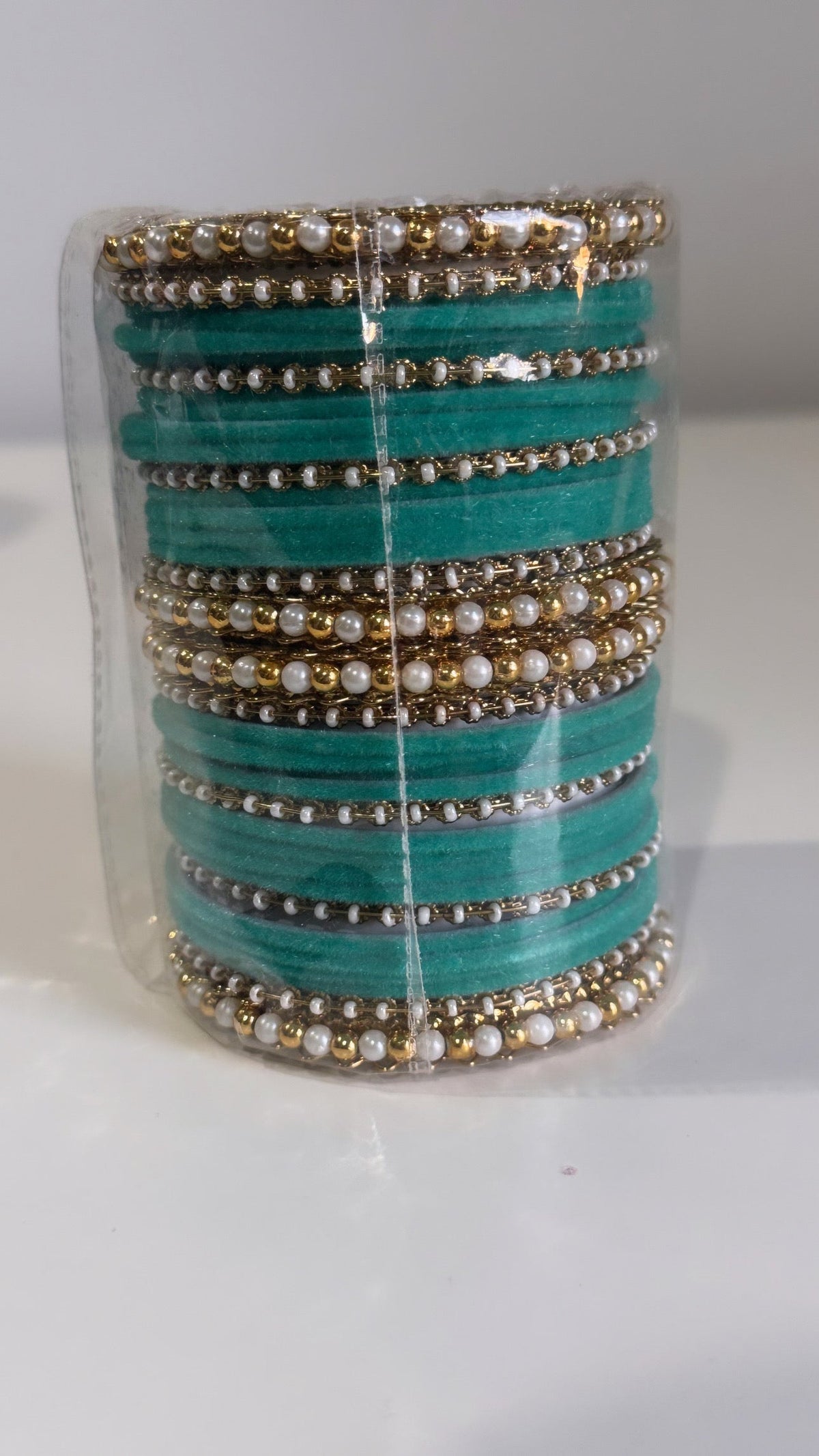 Nandini Velvet Bangle Sets-For Both Hands