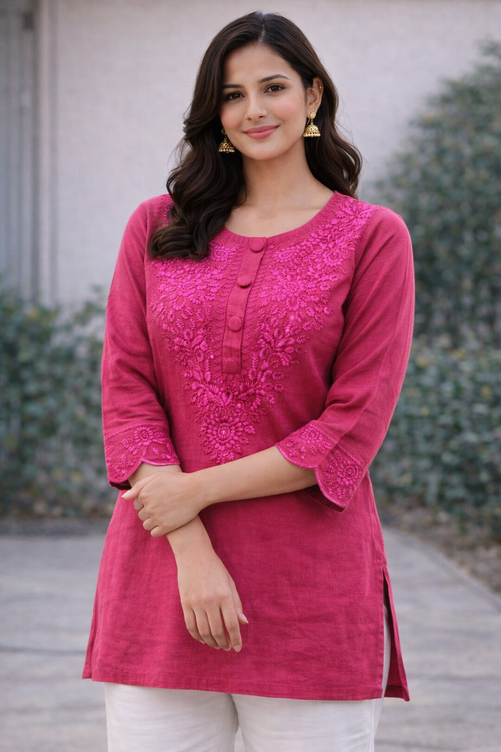 Short Kurti with Embroidery