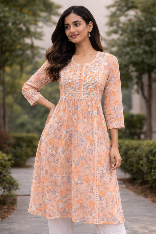 A-Line Long Kurti