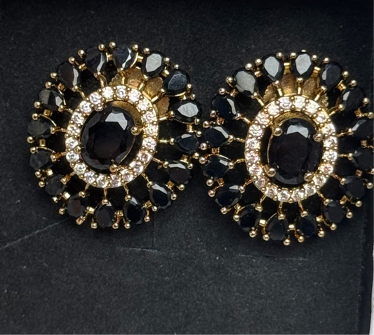 Black & Golden Studs Tops