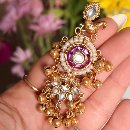 Shalini Ghungroo Style Adjustable Ring
