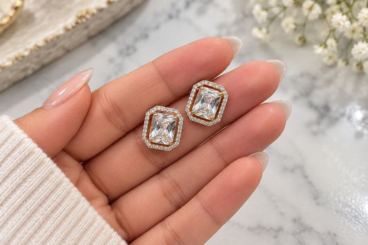 Cubic Zirconia Everyday Wear Studs