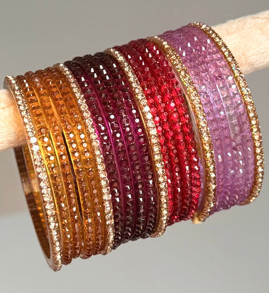 Laila Glass Bangle Set