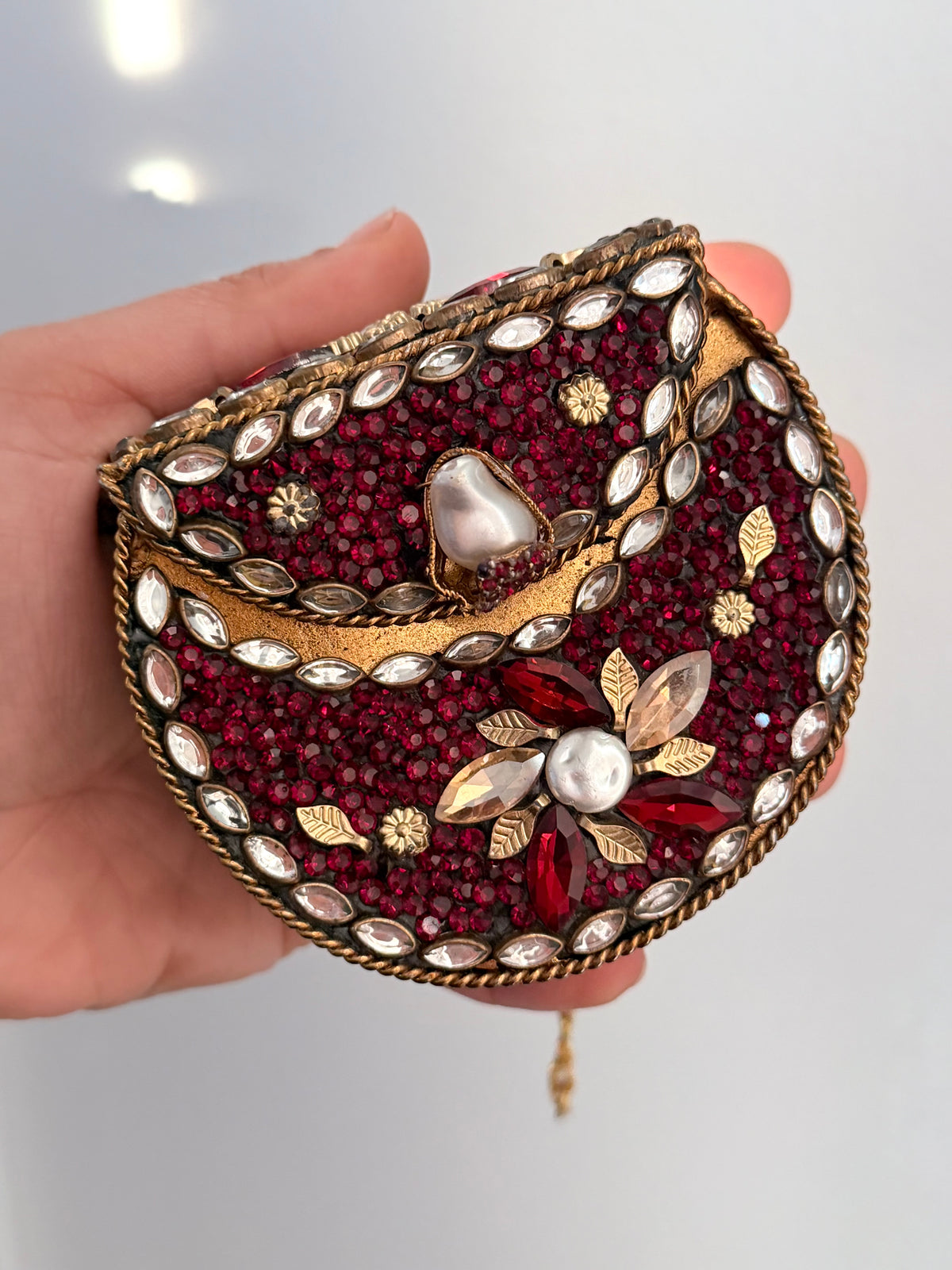 Mini Turkish Clutch With Detachable Chain