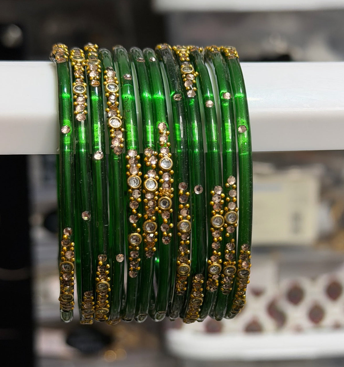 Sophia Glass Bangle Set