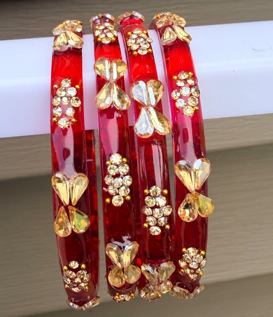 Aashna Glass Bangle Set of 4