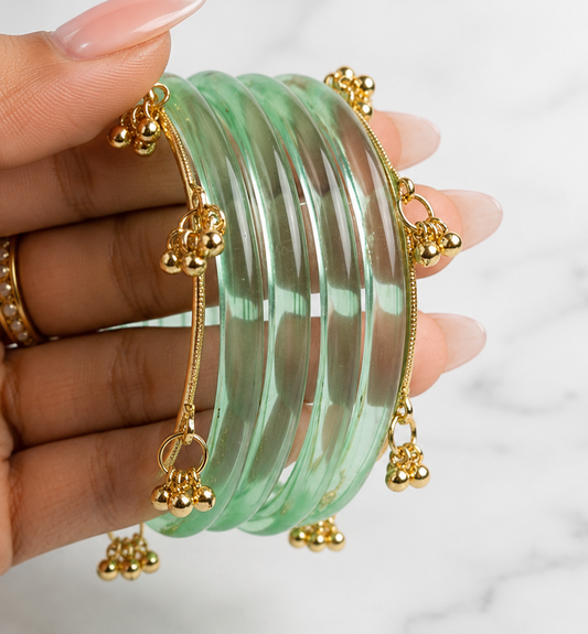 Noor Glossy Bangle Set