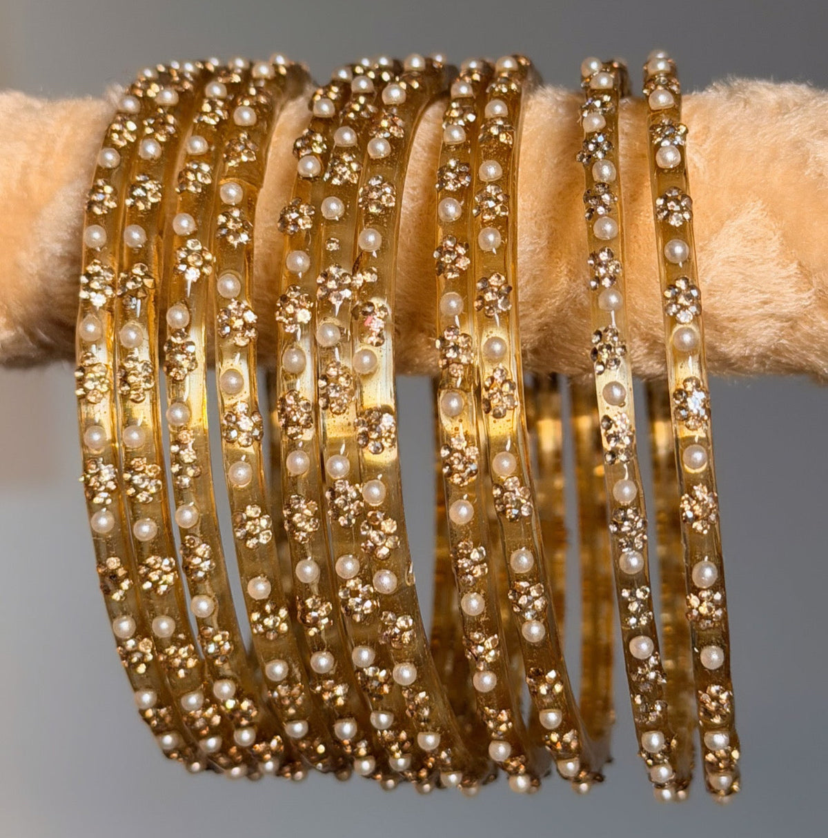*Back in Stock* Sonal Pearl Bangle Set
