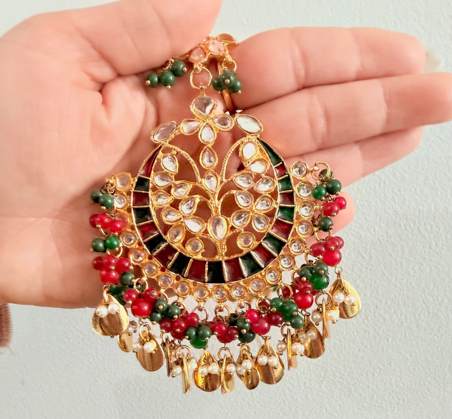 Jago Style Earrings & Tikka Set