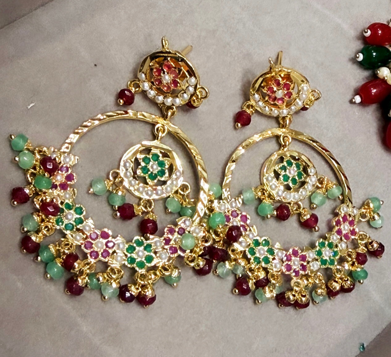 Jadau Style Chandbali