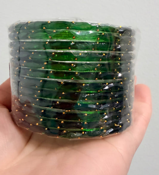 Sophia Glass Bangle Set