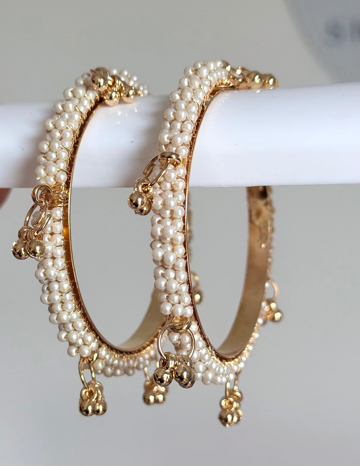 Pearl Kashmiri Ghungroo Bangle Set of 2