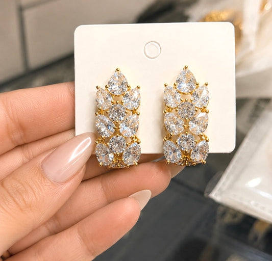 Hina Golden VVS Clarity Premium Hoops