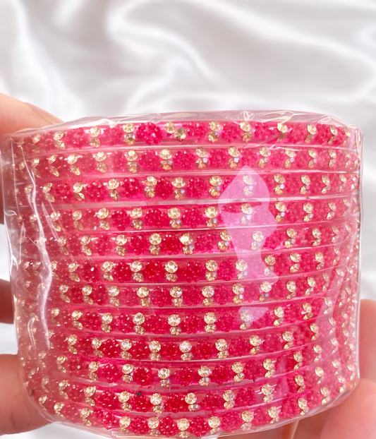 Sophia Glass Bangle Set