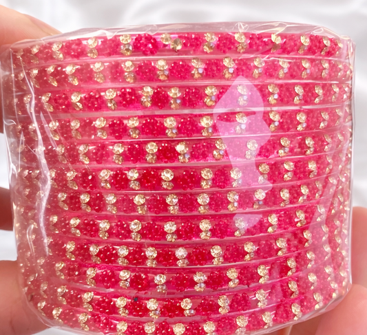 Sophia Glass Bangle Set