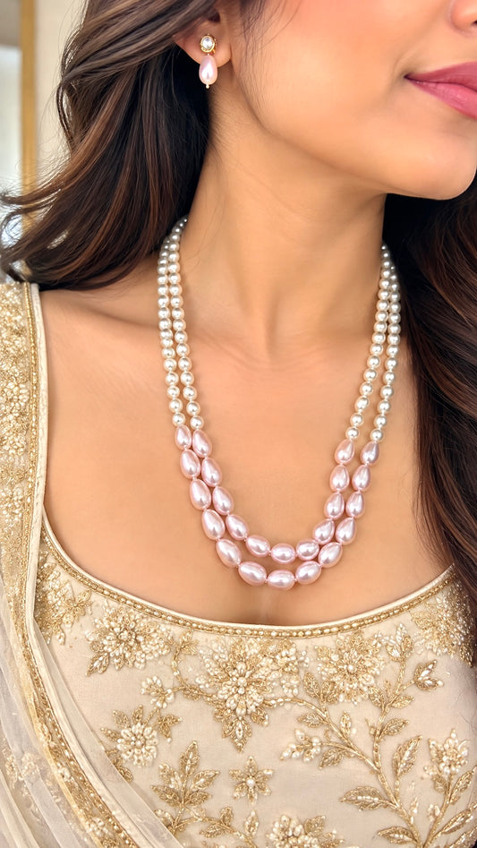 Noor Pearl Necklace Set