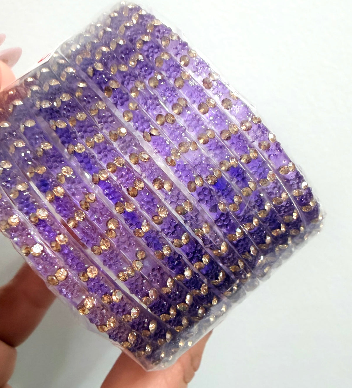 Sophia Glass Bangle Set