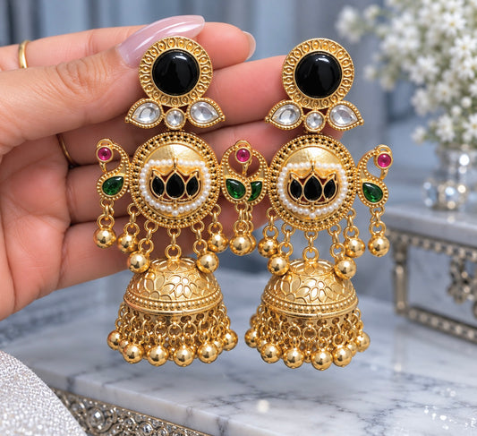 Ashi Kashmiri Style Earrings