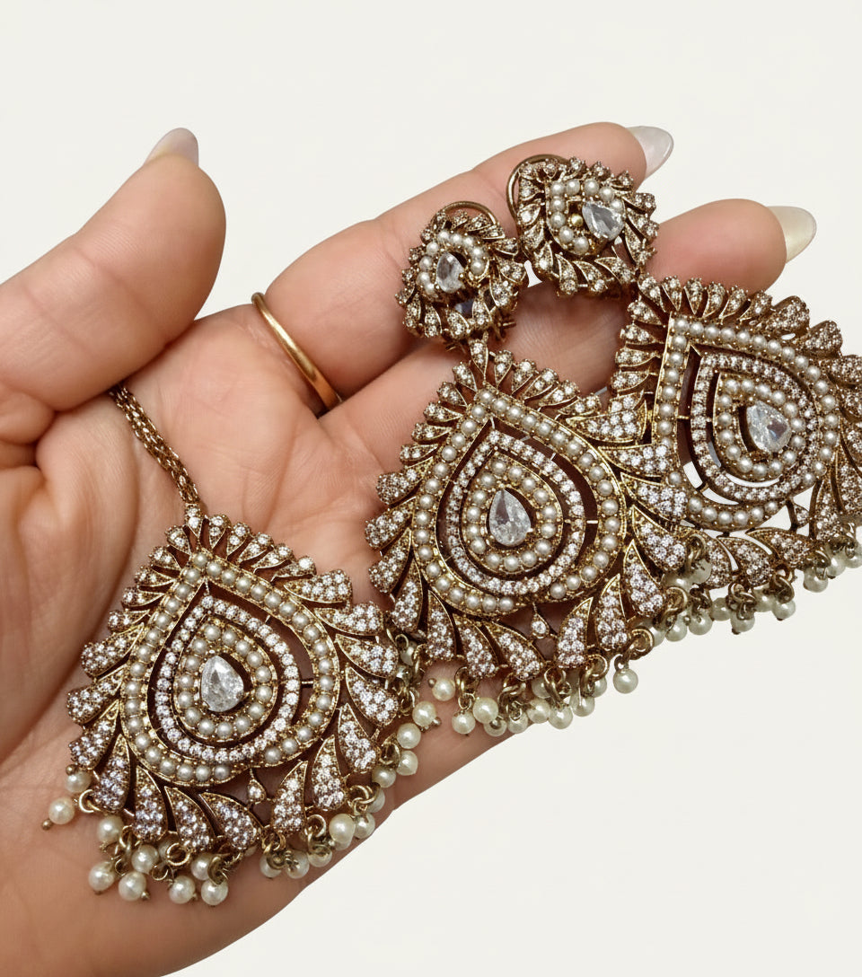 Earrings & Tikka Set