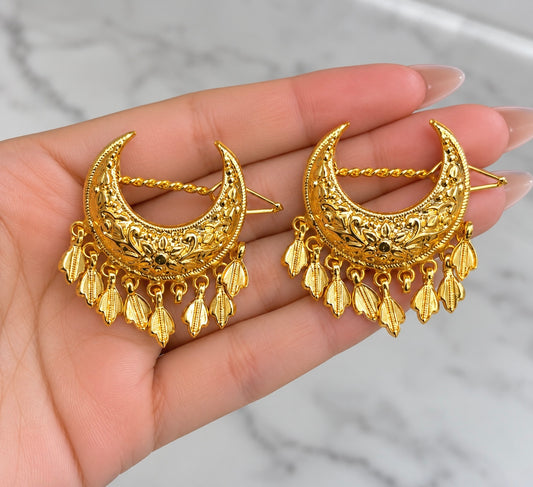 Jadau Hair Clip-Set of Two