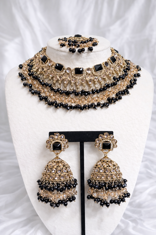 Priti Necklace Set with Jhumki