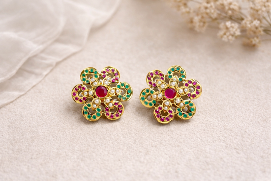 Jadau Studs Earrings