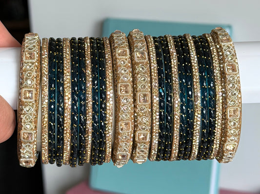 Aishwarya Glass Bangle Set-For Both Hands