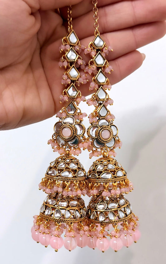 Sahara Style Double Layered Jhumkis