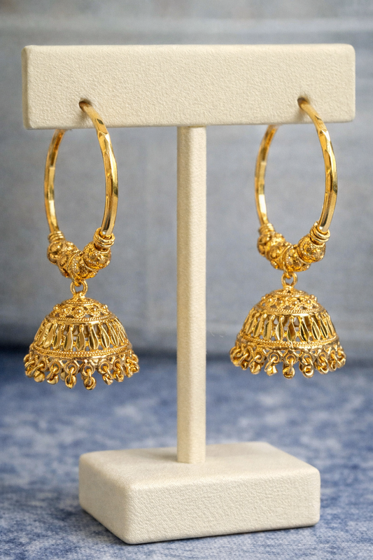Gold Plated Jhumkis