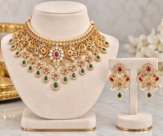 Kiara Traditional Choker Necklace Set