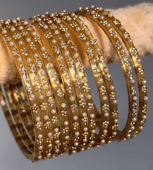 *Back in Stock* Sonal Pearl Bangle Set