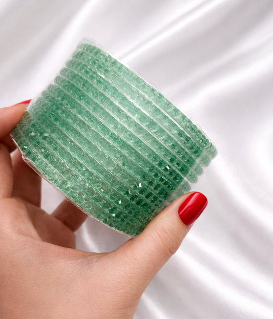 Sophia Glass Bangle Set