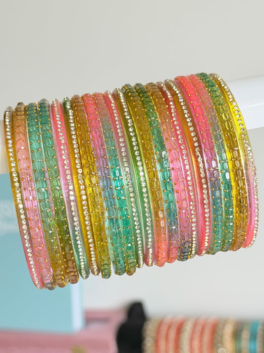 Asmita Glass Bangle Set