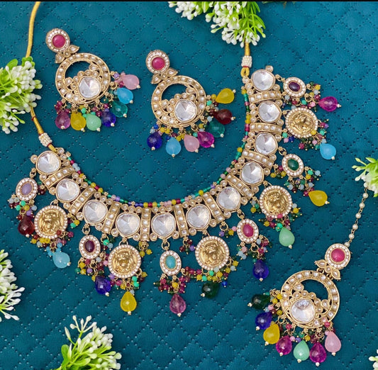 Multi Color Necklace Set