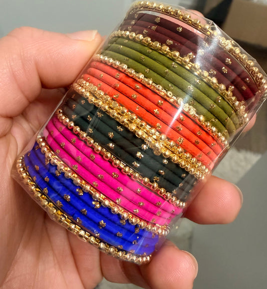 Kids Multi Color Bangle Set