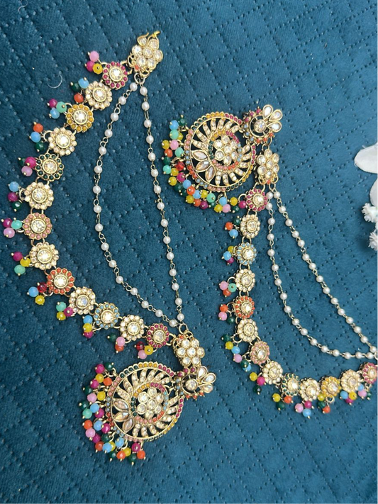 Multi Color Sahara Earring Set