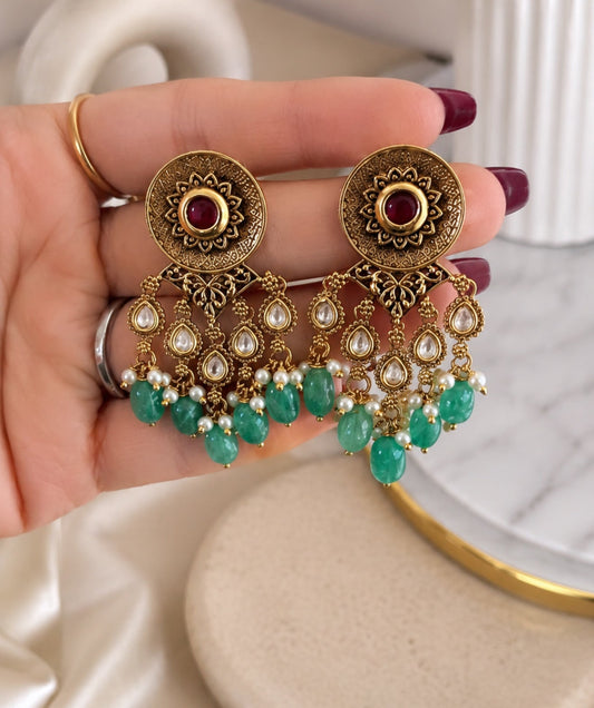 Ankita Gold Plated Premium Studs
