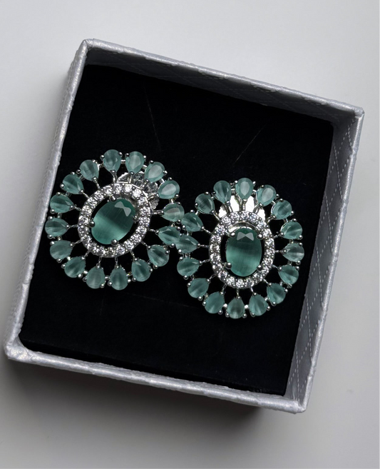 Mint Colored Studs