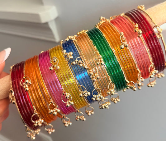 Kanak Kashmiri Multi Color Bangle Set