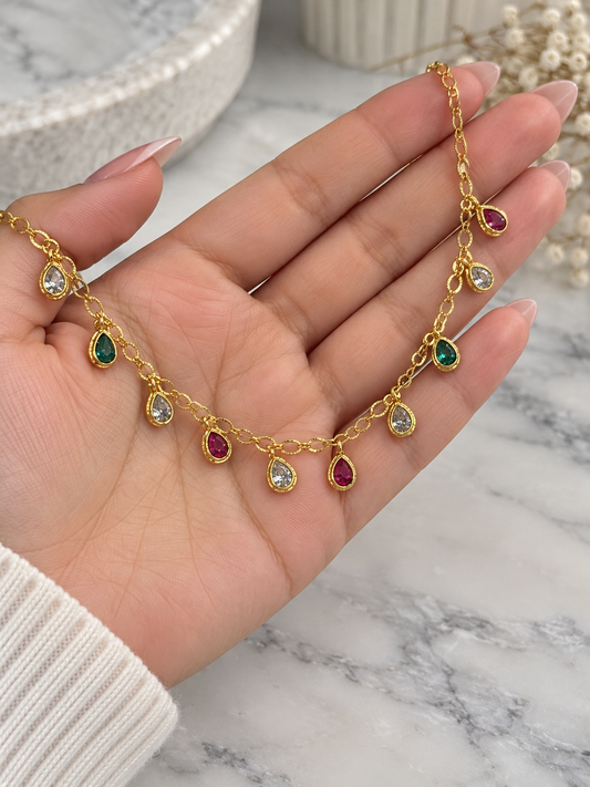 Khushi Gold Plated Anti Tarnish Pendant Chain