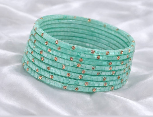 Mahida Glass Bangle Set