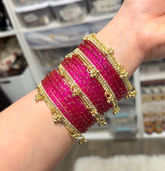 Nandini Glass Bangle Set (Back in Stock)