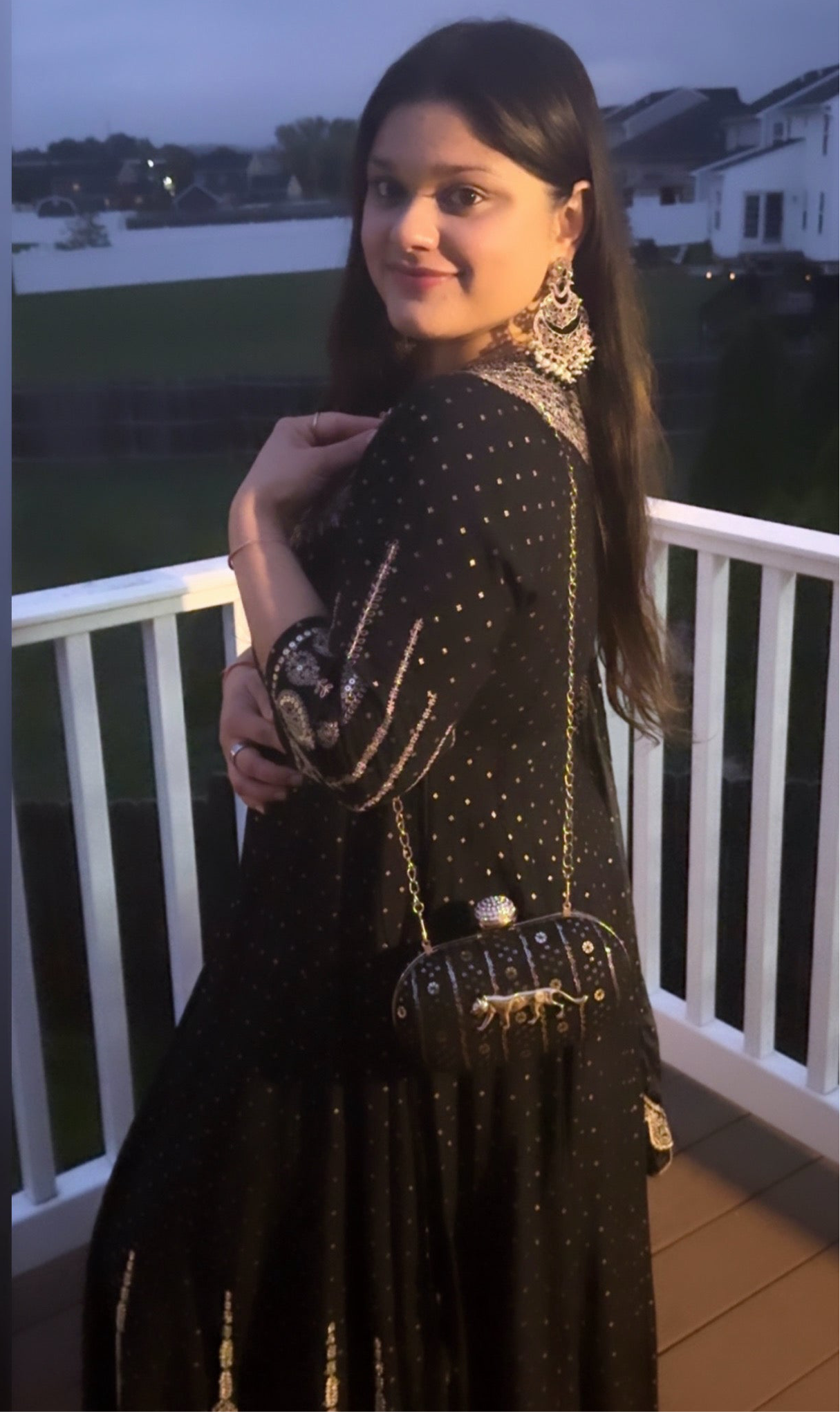 Black and Golden Clutch