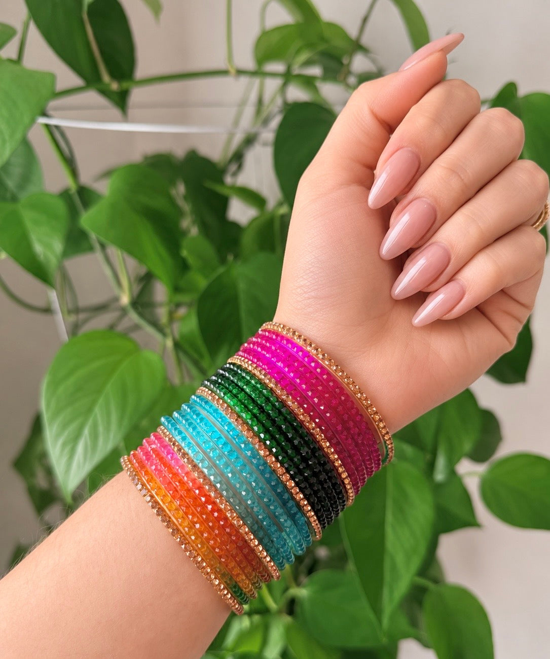 Arya Glass Bangle Set