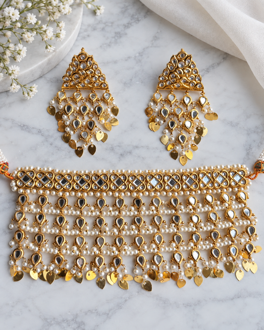 Mira Thakkar Kundan Choker Set Premium Quality