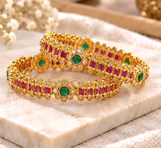 Prachi Victorian Bangle Set